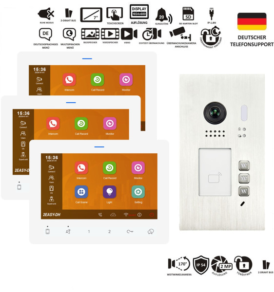 3 Familienhaus Videotürspreschanlage testsieger